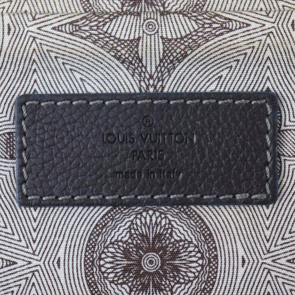 LOUIS VUITTON Authentic Brown Leather Clutch Bag - Picture 8 of 8